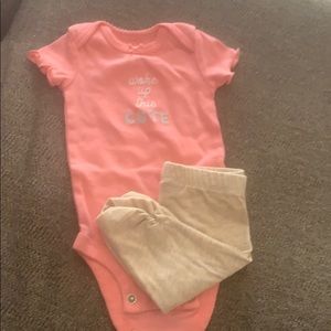 Baby girl Onsie and Leggings